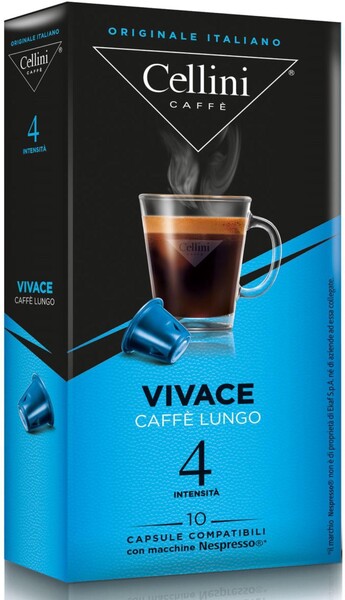 Капсулы CELLINI VIVACE CAFFE'  LUNGO