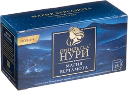 Чай Принцесса Нури Магия Бергамота черный 25 пакетиков по 2 г