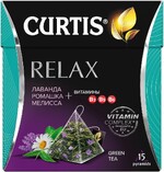 Чай Curtis Relax Teal 15 пак.*1,7 гр.черный+ витамины (12) 101114