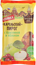 Пирог Штрудель&Ko Карельский с брусникой и яблоком, 270 г