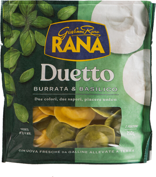 Giovanni Rana Duetto Burrata & Basilico 250 G -  