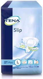 Подгузники для взрослых Tena Slip Plus L 100-150 см, 10 шт.