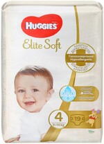 Подгузники Huggies Elite Soft 4 (8-14 кг, 19 штук)
