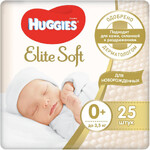 Подгузники Huggies Elite Soft 0+ (менее 3.5 кг, 25 штук)