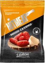Колбаски с/к HITMEAT мини-салями с сыром 60г Шельф
