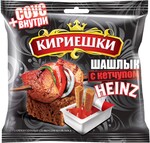 Сухарики Кириешки шашлык с кетчупом Heinz 85 гр