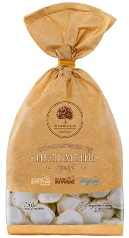 Пельмени Добринское ФХ Фермерские/Натуральные с курицей, 750 г