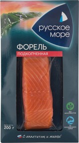 Форель Русское море филе-кусок подкопчённая