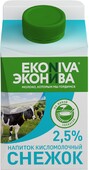 Напиток кисломолочный ЭКОНИВА Снежок 2,5% без змж Россия, 500 мл