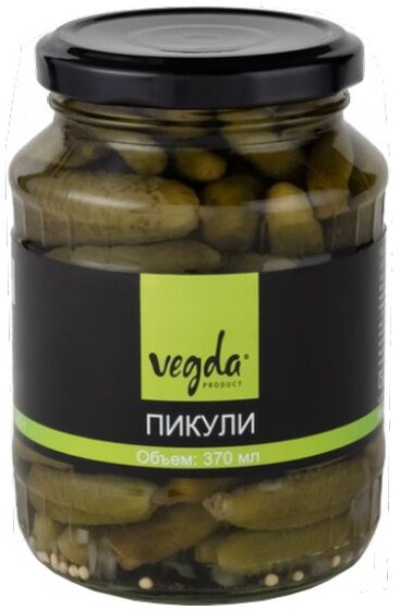 Огурцы Пикули маринованные Vegda