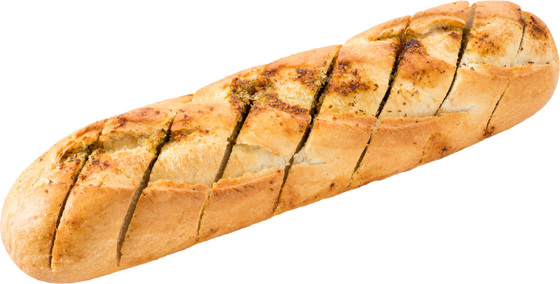 Багет со злаками и чесноком