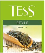 Чай зеленый цейлонский 100 пакетиков TESS