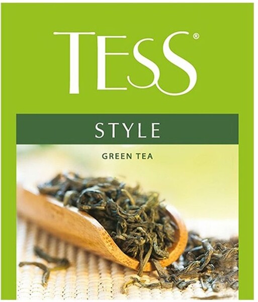 Чай зеленый цейлонский 100 пакетиков TESS