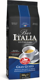 Кофе Saquella BAR Italia зерно Gran Gusto, 1.00кг