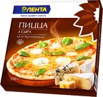 Пицца ЛЕНТА 4 сыра Россия, 350 г