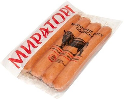 Сосиски Молочные Мираторг 225г