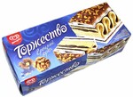 Мороженое ТОРЖЕСТВО Грецкий орех Рулет, 0.50кг