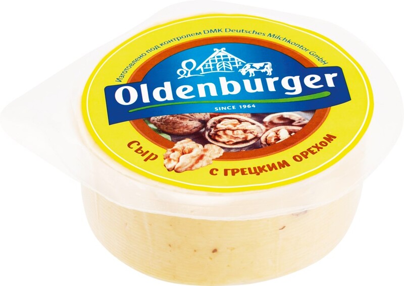 Сыр Oldenburger с грецким орехом 50% 350 г бзмж