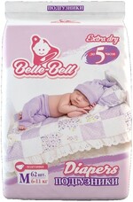 Подгузники Belle-Bell Diapers M 62шт 6-11кг до 5 часов, 1.90кг