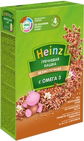 Кашка сухая безмолочная Heinz Гречневая низкоаллергенная, с 4 месяцев, 200 г