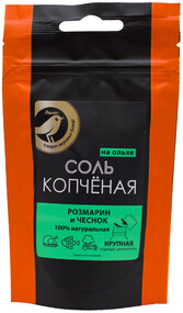 Соль копченая АШАН Золотая птица с розмарином и чесноком, 90 г
