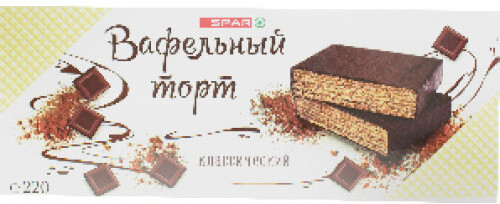 Вафельный торт классический Spar 220 гр Тореро кф