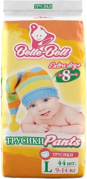 Трусики Belle-Bell Pants L 44шт 9-14кг до 8 часов, 1.50кг