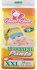 Трусики Belle-Bell Pants XXL 36шт 15-28кг до 8 часов, 1.40кг