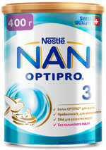 Детское молочко NAN 3 Optipro c 12 месяцев 400 г