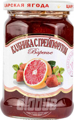 Варенье Клубника с грейпфрутом Царская ягода, 360 г