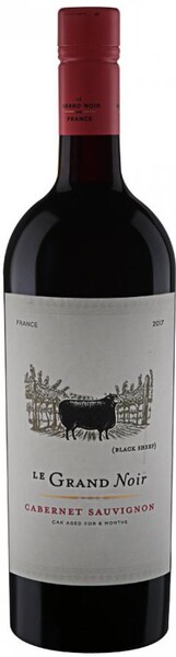 Вино Alibert Le Grand Noir Cabernet Sauvignon (Ле Гран Нуар Каберне Совиньон) красное полусухое 13.5% 0.75 л