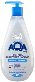 Крем-гель для купания малыша AQA BABY, 250 мл