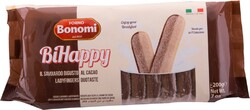 Печенье BONOMI BiHappy Савоярди сдобное с какао Италия, 200 г