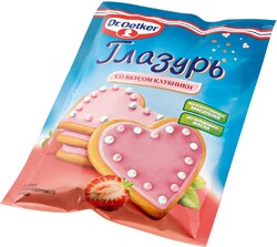 Глазурь Dr.Oetker со вкусом клубники, 90г