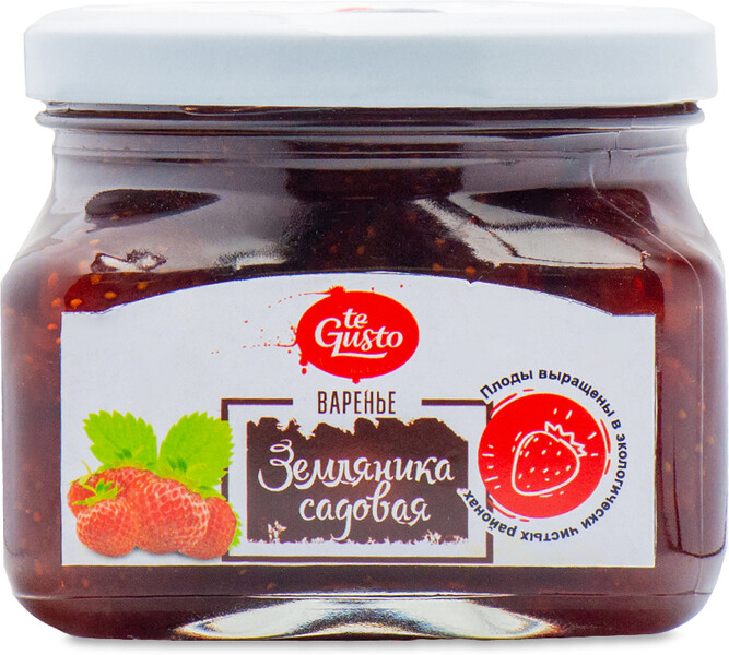 Варенье te Gusto земляника 430 г