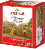 Чай черный астара букет 100 пакетиков Азерчай, 160 гр., картон