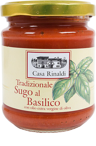 Соус Casa Rinaldi томатный с базиликом, 0.19кг