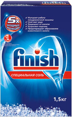 Соль для посудомоечной машины FINISH, 1,5кг Россия, 1,5 кг