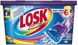 Капсулы для стирки Losk Color duo-caps для цветного белья 12 шт