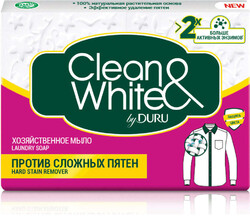 Мыло Duru Clean&White  хозяйственное против пятен 125г