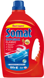 Порошок для посудомоечной машины SOMAT Classic, 3кг Россия, 3 кг