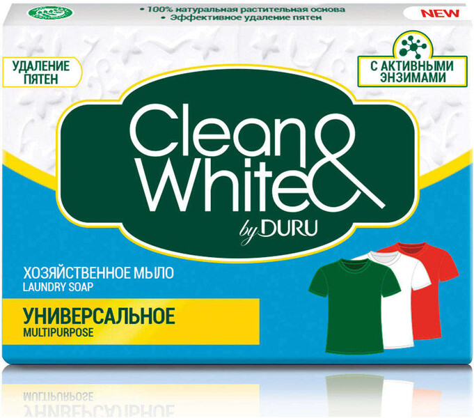 Мыло Duru Clean&White хозяйственное универсальное 125г