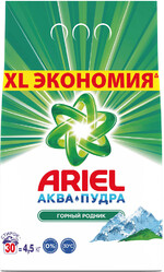 Стиральный порошок Ariel Горный Родник автомат 4.5 кг