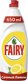 Средство Fairy Сочный лимон для мытья посуды 650 мл