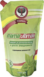 Средство Mama Ultimate Зеленый чай для мытья посуды 1 л