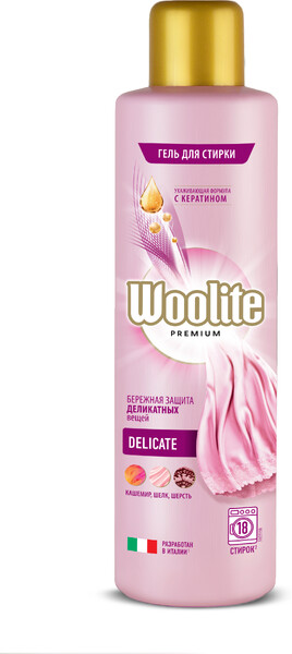 Гель для стирки WOOLITE Premium Delicate, 900мл Россия, 900 мл