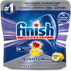 Капсулы для посудомоечной машины FINISH Quantum Ultimate Лимон, 30шт Польша, 30 шт