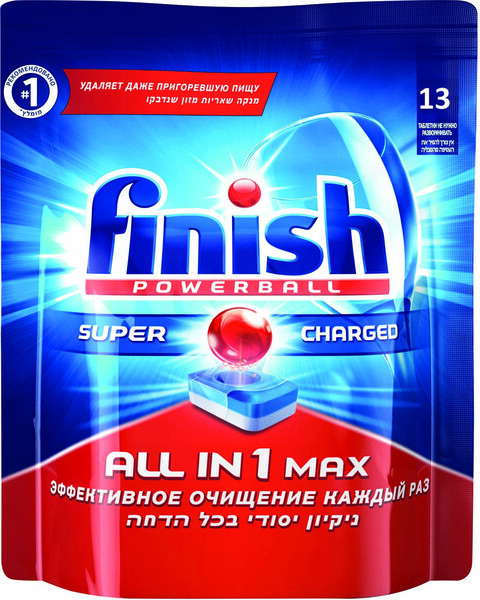 Таблетки для посудомоечных машин Finish Powerball Power Aio 13шт.