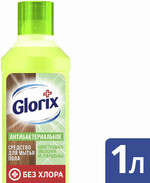 Средство для мытья пола Glorix Защита дома 3 в 1 Цветущая яблоня и ландыш жидкое 1 л
