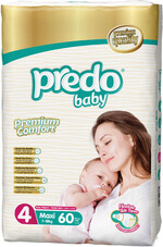 Подгузники Predo Baby №4 7-18кг макси 60 шт